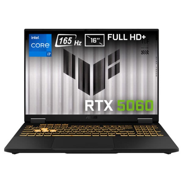 ASUS TUF Gaming F16 FX608JMR-RV024 i7-14650HX 16GB DDR5 1TB SSD RTX5060 8GB 16″ WUXGA 165Hz IPS FreeDos Gaming Laptop